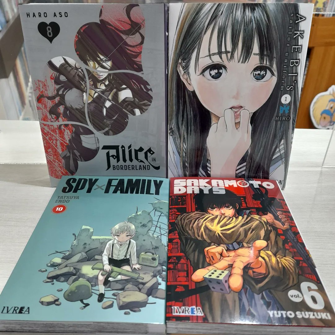 AsteriaComics's tweet photo. Novedades de @Ivrea @SekaiEditorial @ed_babylon @ArechiManga
#asteriacomics #ivreaespaรฑa #sekaieditorial #edicionesbabylon #arechimanga #aliceinborderland #spyxfamily #sakamotodays #kingdom #ninadelreinodelasestrellas #blackjack #tiendademangavalencia https://t.co/XzVaQQqmtI
