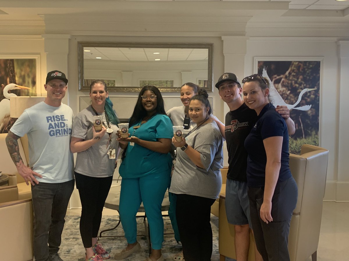 FrancoisBend's tweet photo. Thank you to Dana with Compassus Hospice and 7 Brew Coffee for fueling up our staff!!!
The coffee and energy drinks are delicious!
https://t.co/PEY0q2a2JS
#Francoisbend #gonzalesla #SeniorLiving https://t.co/Q8lLrRpcfK