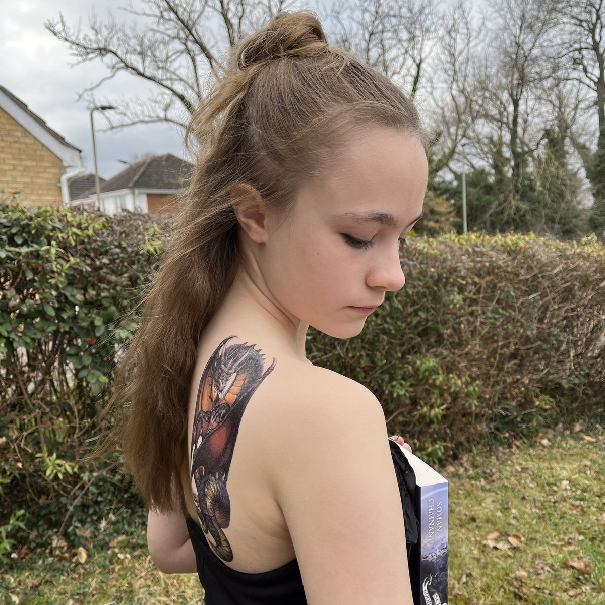 🖤Caitlin as Hester from School for Good and Evil by <a href="/SomanChainani/">Soman Chainani</a>🖤 She won best costume!🏆 
She was joined by Dot 🍫 and Wednesday Addams 🕷- their last World Book Day at primary together - feeling a bit emotional today! 📚
#worldbookday #schoolforgoodandevil 
<a href="/KaitlynAkin/">Kaitlyn Akinpelumi</a>