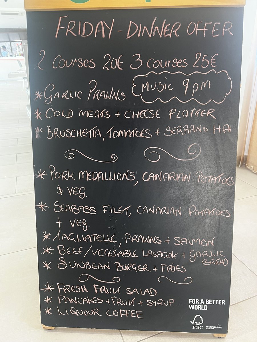 Sun Bean Bar & Restaurant (@sunbean_adeje) on Twitter photo Join us tonight! Check out our specials board and book with our Team! #SunBean #RoyalSunsetBeachClub <a href="/EmmaJayneWoodie/">Emma Wood</a> <a href="/Minerva_VT/">Minerva VelĂĄzquez</a> <a href="/RuthMcgowan_/">Ruth Mcgowan</a> <a href="/ClaudiaGMorell/">Claudia GarcĂa</a> @LauraG_RM Join us tonight! Check out our specials board and book with our Team! #SunBean #RoyalSunsetBeachClub <a href="/EmmaJayneWoodie/">Emma Wood</a> <a href="/Minerva_VT/">Minerva VelĂĄzquez</a> <a href="/RuthMcgowan_/">Ruth Mcgowan</a> <a href="/ClaudiaGMorell/">Claudia GarcĂa</a> @LauraG_RM