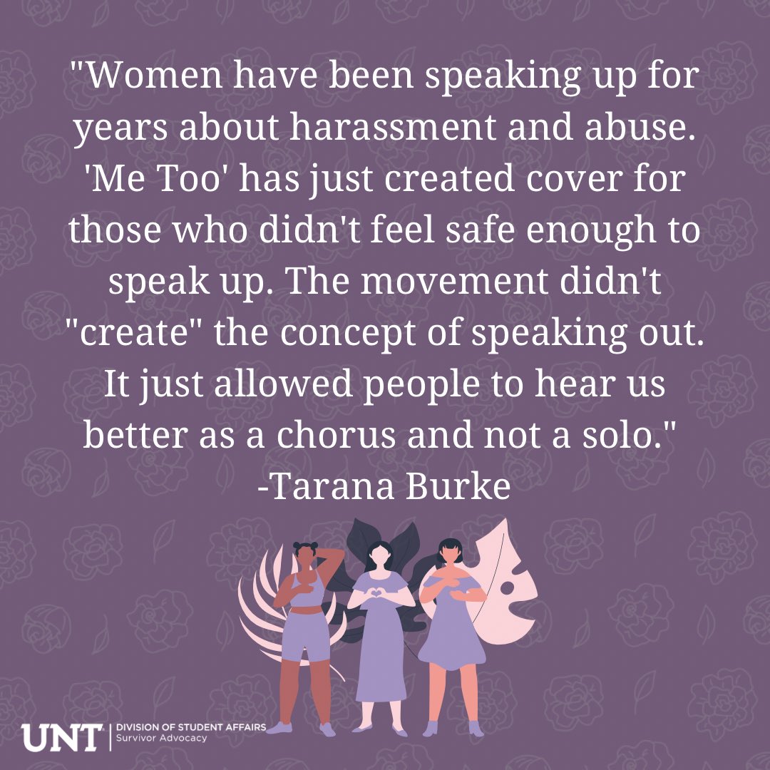 Happy Women’s History Month!! This month we’re going to be highlighting some women that have done amazing things. 
Our first woman of the month is Tarana Burke who is the founder of the #metoo movement! Her website metoomvmt.org contains all kinds of resources!