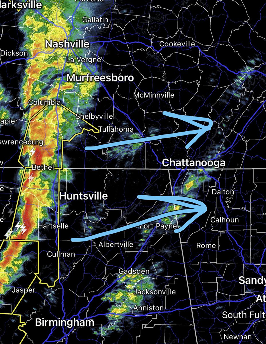 Here’s our line. History of damaging winds. In and out quick. They are getting a tad stronger. Be prepared to act quick. 
1-4pm from west to east for most. 
Tornado watch till 4. 
Once the line passes, you’re done with storms.