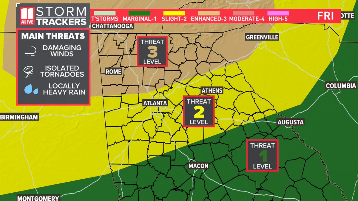 Melissa Nord on Twitter "Here's the latest Severe Weather Outlook for