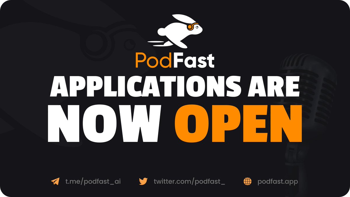 TrustSwap's tweet photo. 🎉 The @PodFast_ Launchpad applications are NOW LIVE! (Pending KYC)

📍 Visit the TrustSwap dashboard to apply: https://t.co/0VzOy9QDN6 https://t.co/ImFcxgYfEX