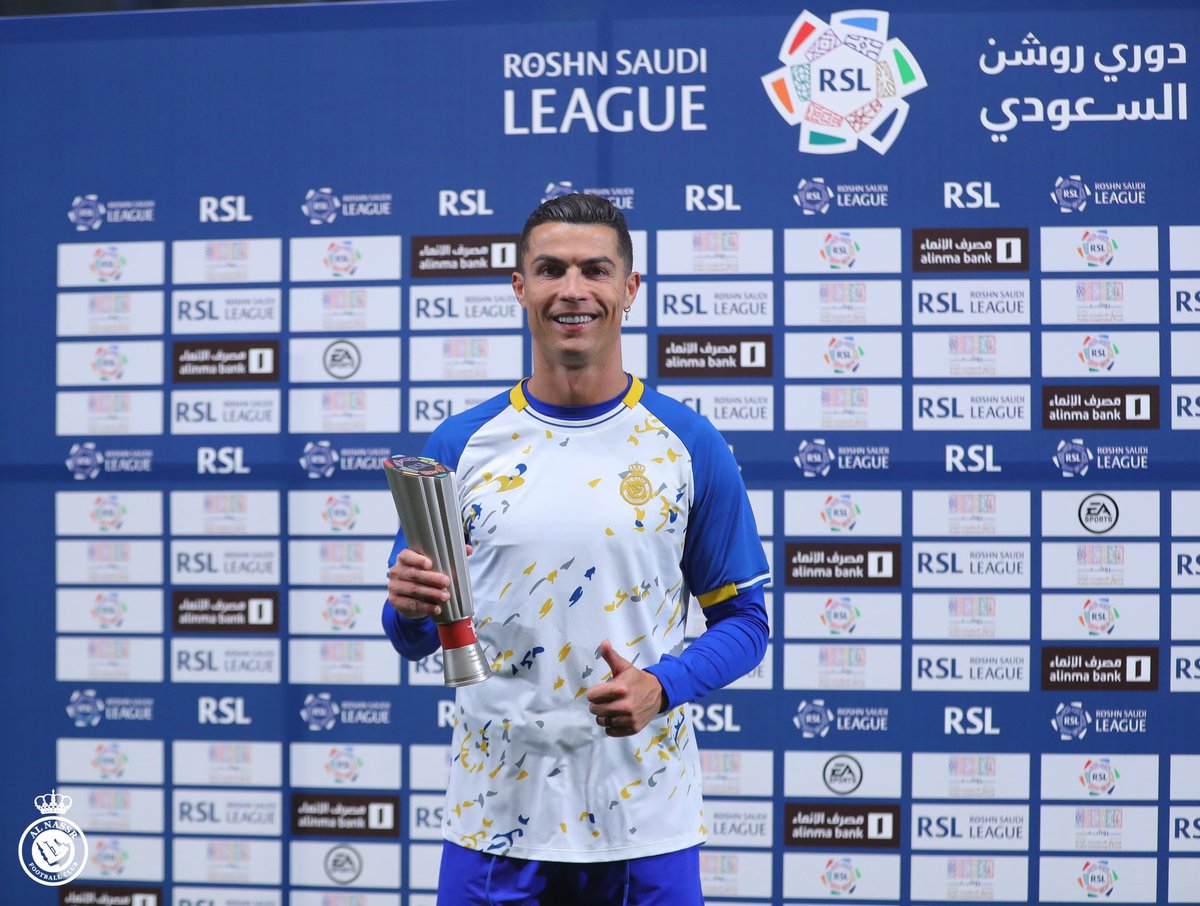 الأفضـل في كل الأزمان 🔝
كريستيـانو رونـالــدو 🤩