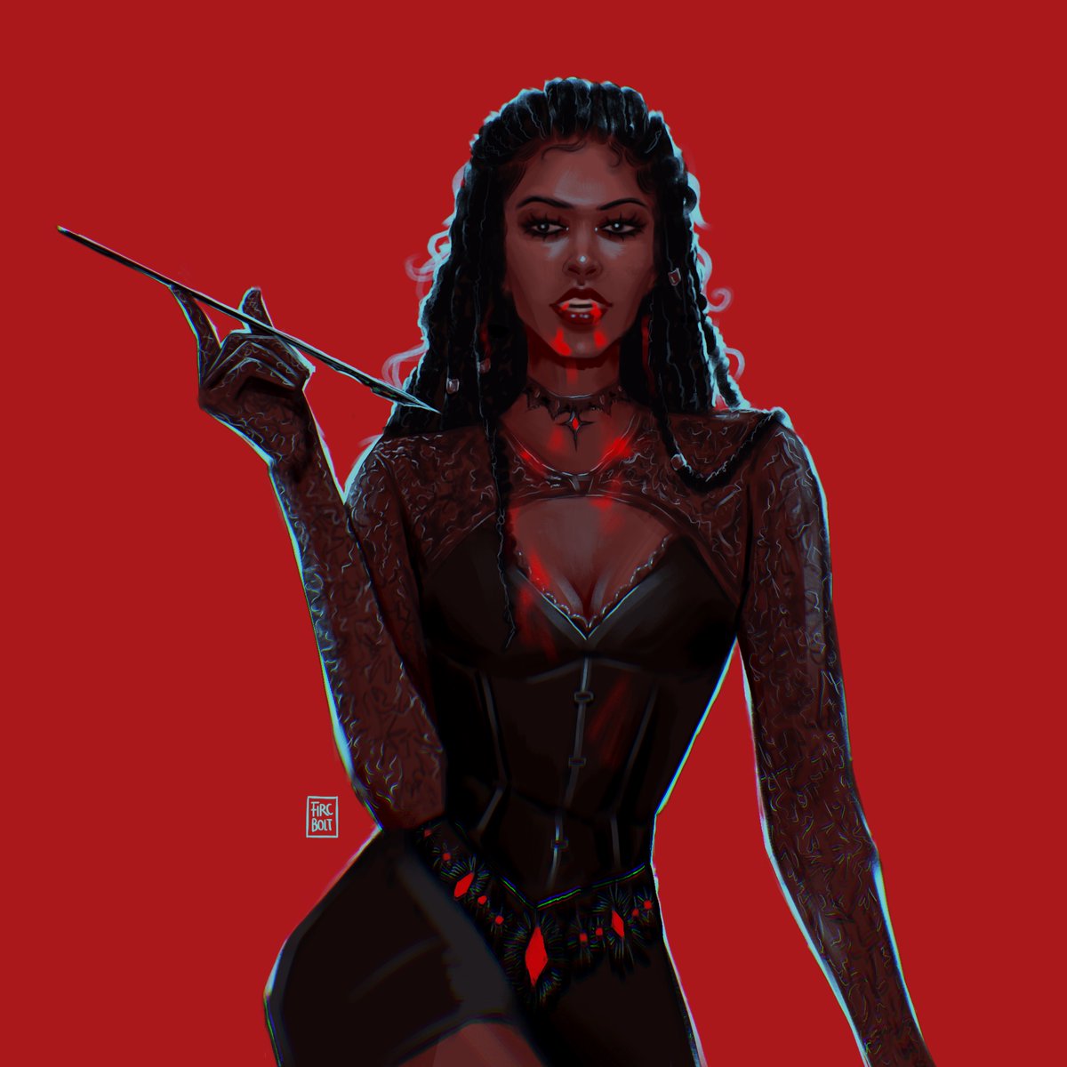 fircbolts's tweet image. vampire dorcas!!!!