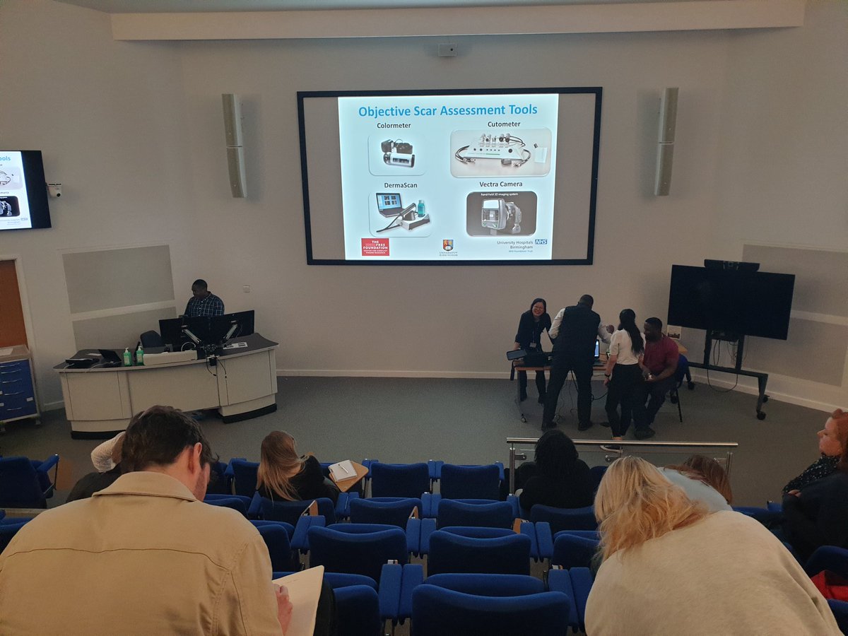 Kirk_Bec's tweet photo. Great day of networking for UK burns therapists at QEHB today. @uhbtrust, @UHBTherapy. Program focused on facilitating research participation for burns therapists, we left feeling inspired! @amberley_prince @KatieBetteridg6 @claremhassan https://t.co/sBOIa2xThs