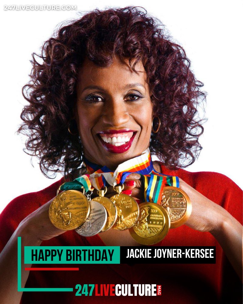 Happy birthday Jackie Joyner-Kersee, 61! 