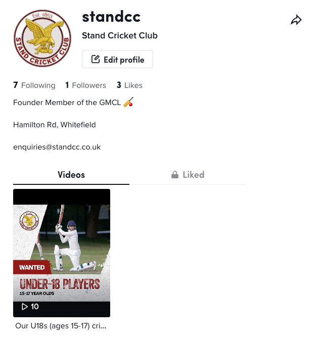 JuniorsStand's tweet photo. We now have a TikTok account! 

For those who use the platform, you will be able to view video clips of matches, training, announcements, and any other fun things we come up with.

Head over and follow us @  standcc, it would be much appreciated. https://t.co/CHhEYZxEqu
