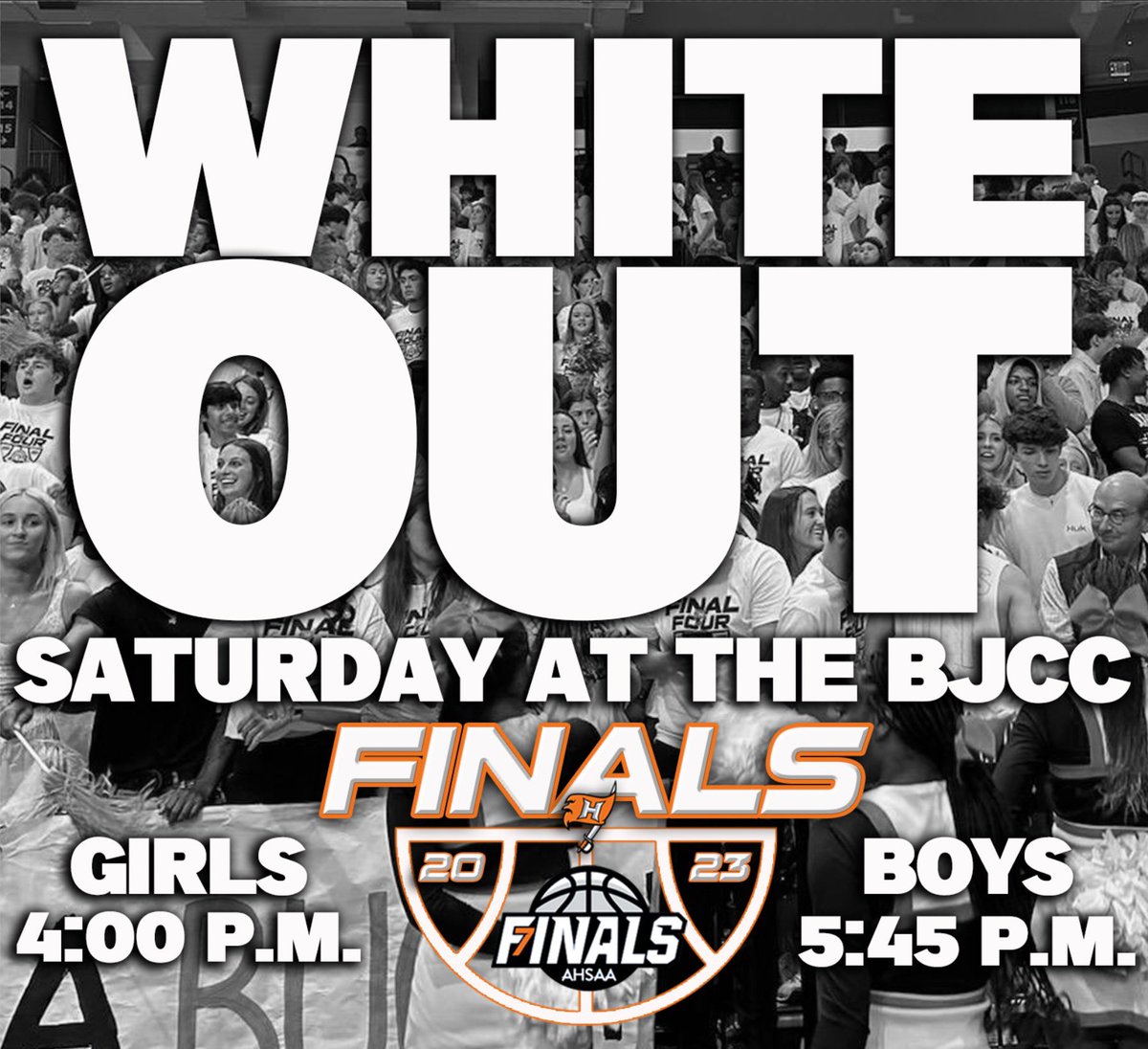 Come support our boys and girls basketball teams at the BJCC on Saturday!!