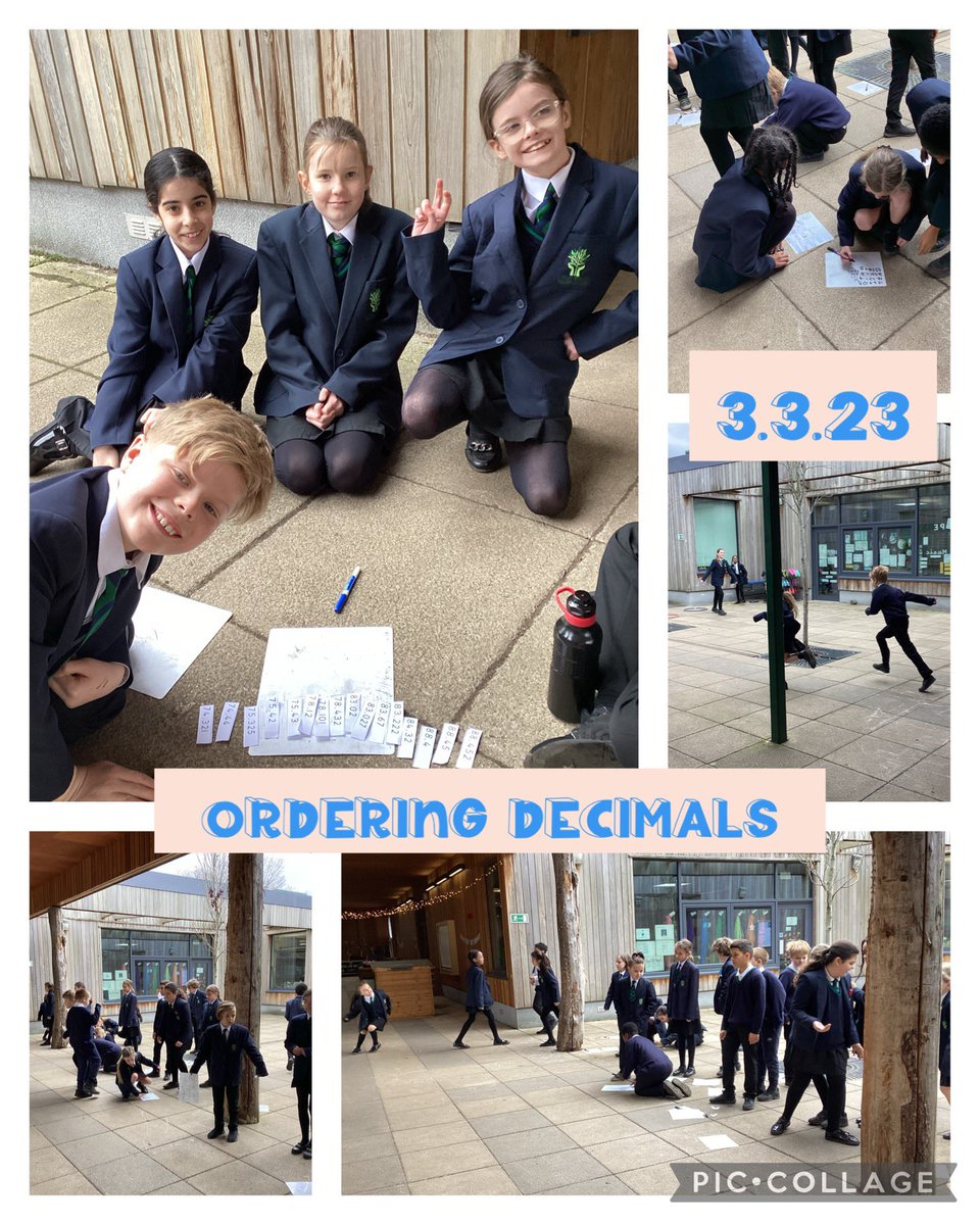 We loved an active maths lesson today ordering decimals to thousandths! #WeAreBrightFutures #ltpamaths