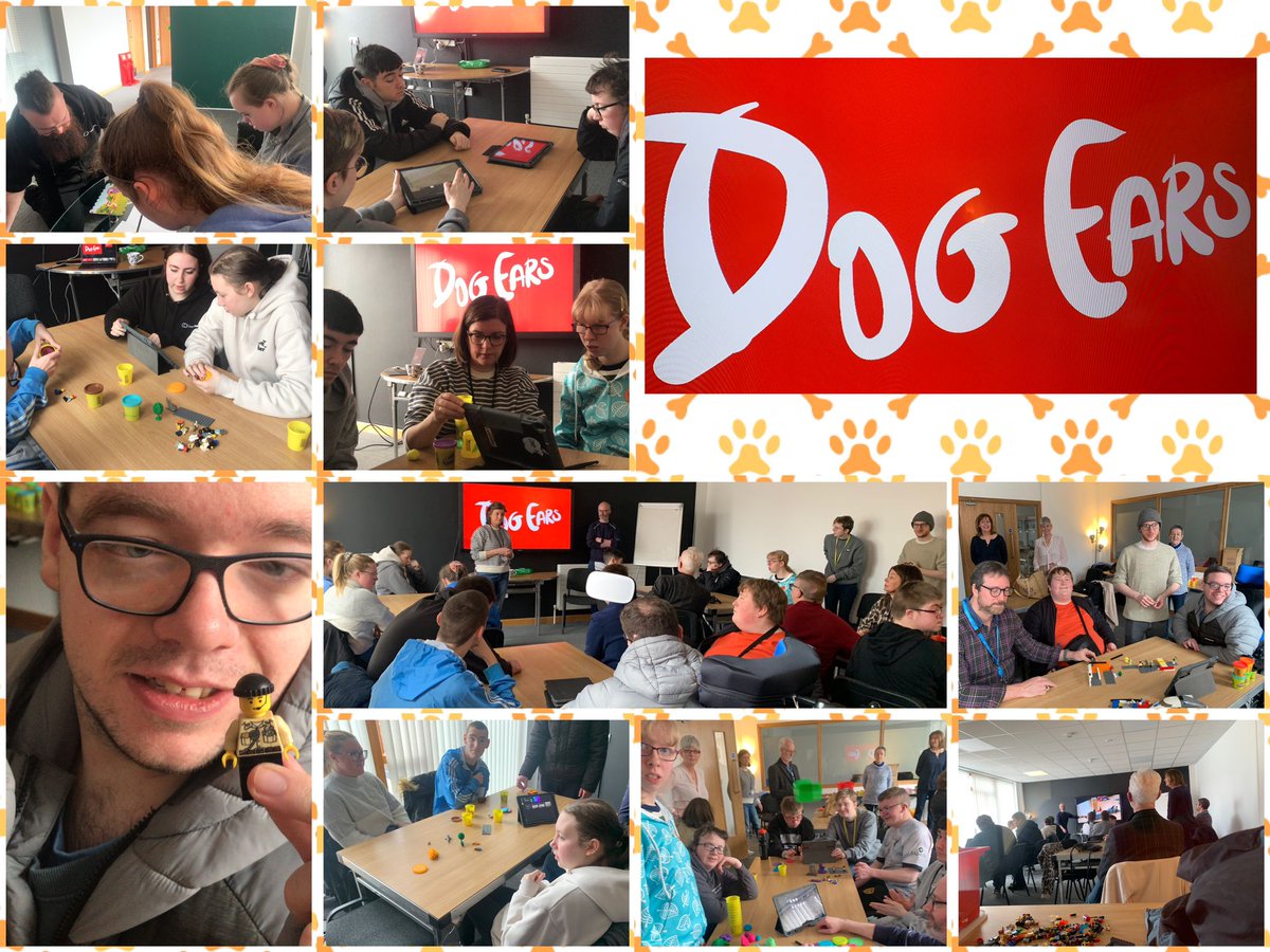A Uniquely  Creative and Engaging Morning’s Animation today for Post16 students @Ardnashee. Sincere Thanks to @cheersDogEars and @intoFilm_ni for making Day3 of SEC’s Ardnashee #workexperience Project so much fun - the final animations were terrific!! #buildingcareers #inclusion