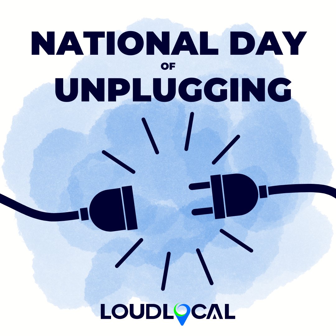 It's National Day of Unplugging! This is a great time to have a digital detox, and have a 24-hour respite from technology to inspire you to have a more healthy life/tech balance. 💻📱

#digitaldetox #nationaldayofunplugging