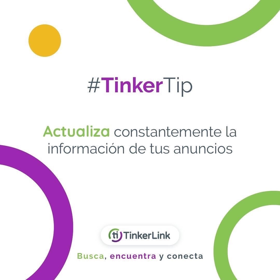 Tinkerlinkapp's tweet image. 🚨#TinkerFact: ¿Cómo puedo aumentar la visibilidad de mi perfil? ¡Fácil! Actualizando constantemente la información de tus anuncios y agregando recomendaciones a tu perfil para inspirar confianza dentro de la comunidad. ⁠
⁠
#faqs #preguntasfrecuentes #servicioalcliente