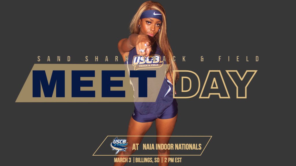 IT'S POSTSEASON MEET DAY FOR MAISONNE JONES! 

📍Sanford Jackrabbit Athletic Complex | Brookings, SD 
🆚 NAIA Indoor National Championships 
⏰ 2 PM EST
📺 bit.ly/3IGodH3 
📊 bit.ly/3mpPbek

#FinsUp #RisingTide