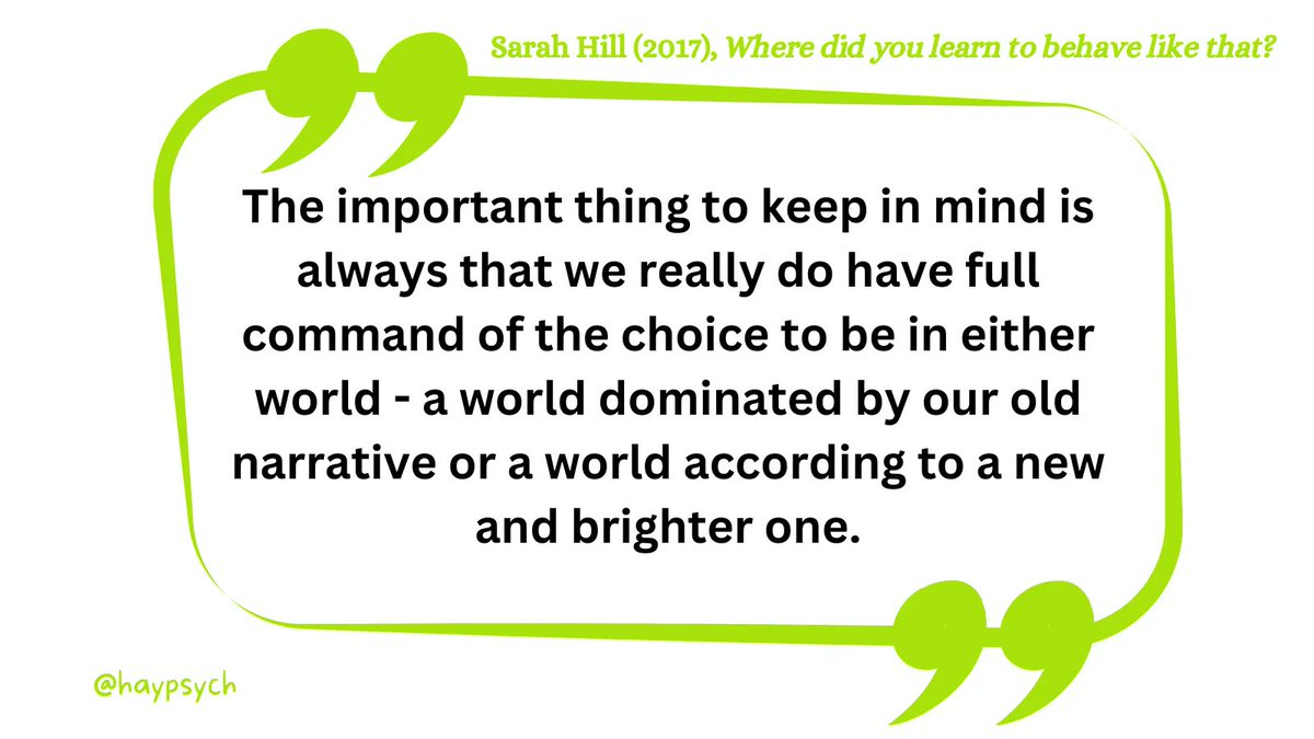 For my #coaching friends on Twitter, I'd highly recommend Where did you learn to behave like that, by Sarah Hill. It's not an easy read but does offer up an interesting theoretical framework from which to explore behaviour with #leadership clients. Here are some my fave #quotes