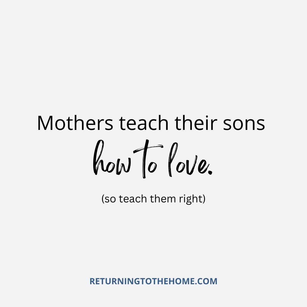 You have his heart momma. You are the one that is teaching your son how to love. So do it right. 

#howtolove #momandson #parentgoals #quotes #parentingtips #sahm #sahmlife #askakid