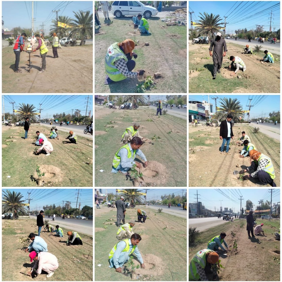 DCGRW's tweet image. Tree plantation in different Greenbelts of GT Road and Gulshan-e-Iqbal Park by PHA, Gujranwala.

#SpringPlantation
#CleanGreenPakistan
#GreenGujranwala
#ClimateAction

@CS_Punjab 
@CommissionerGu3 
@PHAGrw