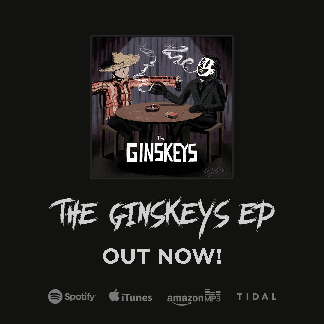 O nosso primeiro EP está finalmente cá fora. Podem ouvi-lo nas plataformas de streaming habituais.

No Spotify: open.spotify.com/album/0rpktbUl…

#theginskeys #hardrock #rock #sines #artwork #igorbaptista #portugal #music #guitar #bass #drums #rock #rocknroll #hardrock #newrelease #EP