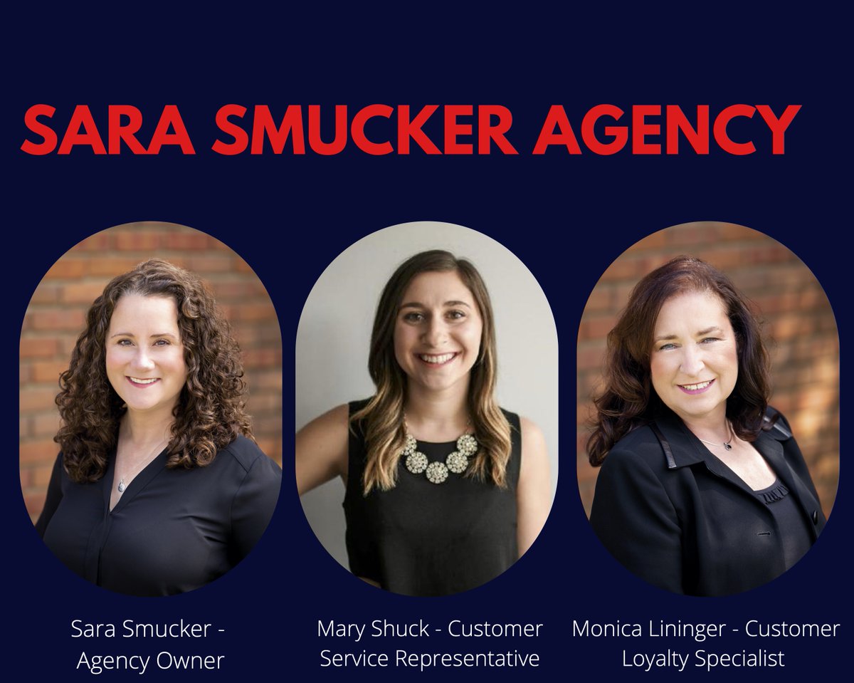 SSmuckerAmFam's tweet photo. Today is National Employee Recognition Day! The Sara Smucker Agency wouldn't be able to function without the help of my staff, Monica, Mary (and not pictured, Angela.) Thank you for all that you do! https://t.co/uURYQ0p1Pf