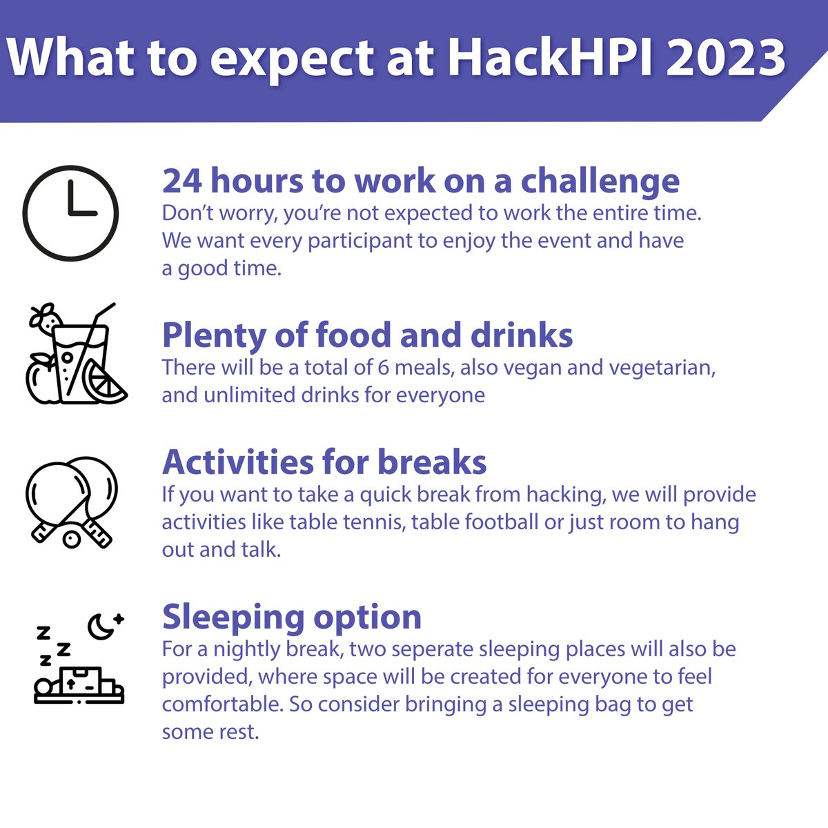 HackHPI's tweet photo. What to expect at HackHPI 2023 ...

If you have any questions about this, feel free to contact us at: team@hackhpi.org 
Or learn more at: https://t.co/Nmx4uFIdpt

#hackhpi #Hackathon #digitization https://t.co/P8c7Gwdu9P