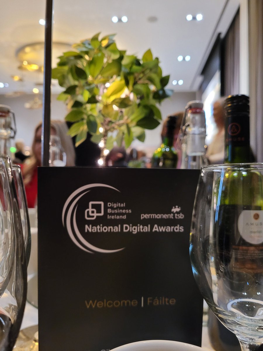 Thetaste_ie's tweet photo. We are here at the @DigitalIre awards and we are finalists for food &amp; beverage website of the year. Looking forward to a great event in the @thegibsonhotel 
#nationaldigitalawards 
#DBI https://t.co/B9jIH10QCN