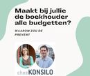 facebook.com/58226026390566… even bij stilstaan.
De reden waarom je boekhouder niet je budgetten maakt, is namelijk exact dezelfde reden als de reden waarom het geen goed idee is om je preventieadviseur alle risicoanalyses te laten maken.