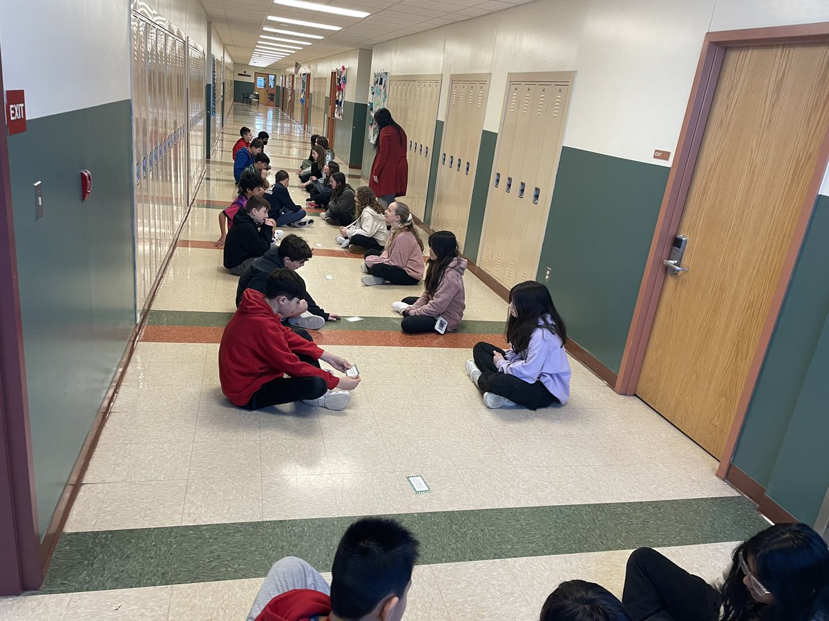 PMS_Principal's tweet photo. Ms Tarsnane taking her Advisory into the hall for some added fun! #weareplainedge https://t.co/uTlR5wSl2i