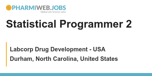 PharmaNews_Jobs's tweet image. Statistical Programmer 2 - Labcorp Drug Development - USA - Durham, North Carolina, United States
bit.ly/3IKroO4

Help design clinical trial analysis at Labcorp Drug Development! #StatisticalProgrammer #DurhamNC #LabcorpDrugDevelopment #USA #Hiring