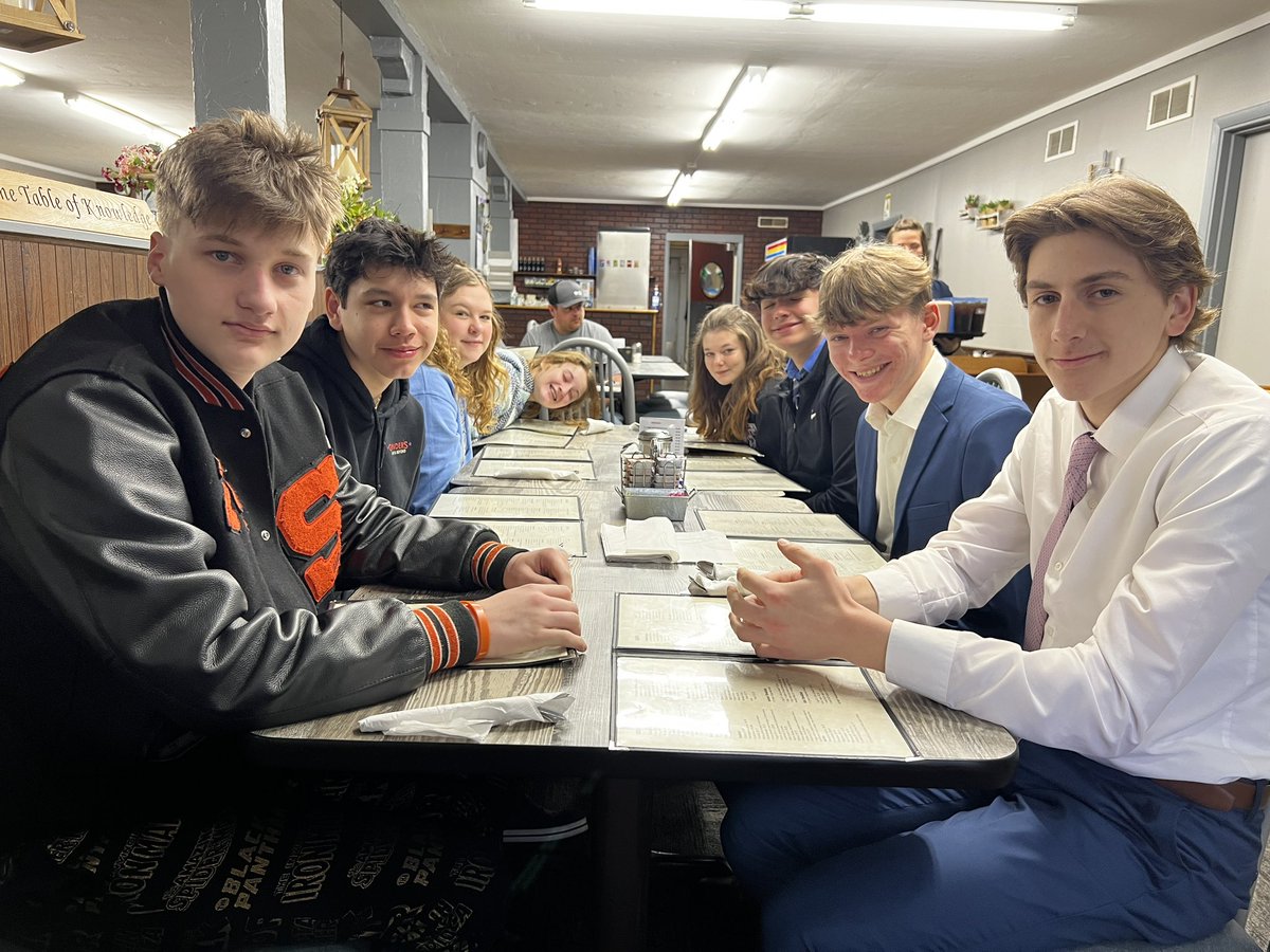 Fueling up before State Tournament today. Go Tigers!!