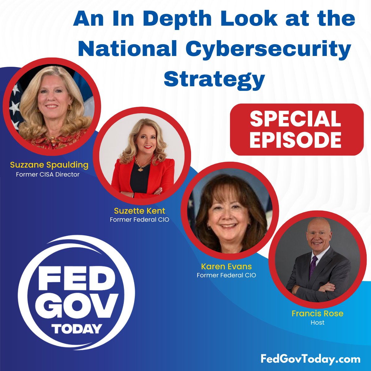 FedGovToday (@fedgovtoday) on Twitter photo Listen to this special episode as Francis Rose talks to a panel of cyber experts and digs into the new #cybersecuritystrategy. Hear from <a href="/SpauldingSez/">Suzanne Spaulding</a> <a href="/SuzetteKKent/">Suzette Kent</a> & Karen Evans
bit.ly/3ILO4gL Listen to this special episode as Francis Rose talks to a panel of cyber experts and digs into the new #cybersecuritystrategy. Hear from <a href="/SpauldingSez/">Suzanne Spaulding</a> <a href="/SuzetteKKent/">Suzette Kent</a> & Karen Evans
bit.ly/3ILO4gL