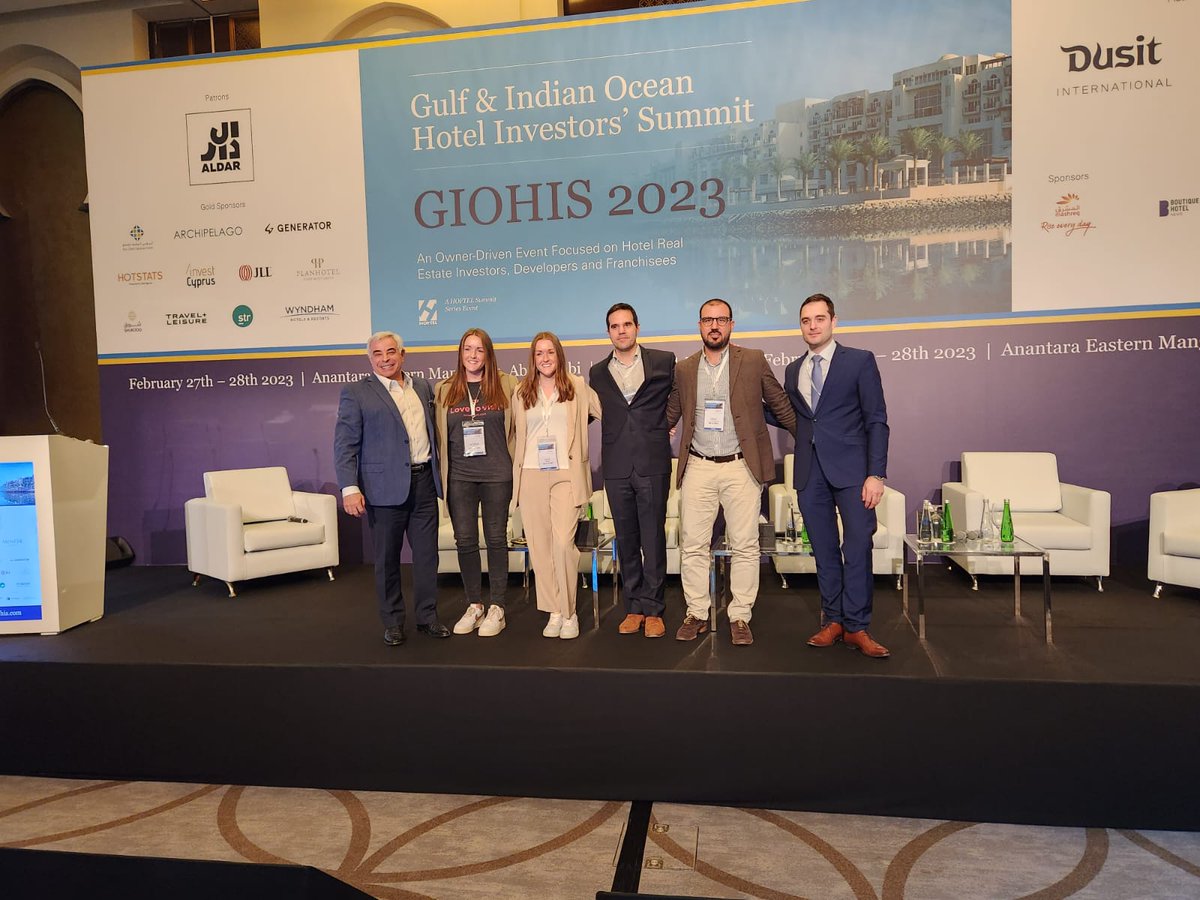 Had an incredible experience at #GIOHIS.
It was inspiring to be in the company of knowledgeable professionals in the hotel &amp; vacation rental industry. Honored to be part of the panel discussion on “New Tech in the block” and talk about #mralfred &amp; our plans. #event #holidayhomes