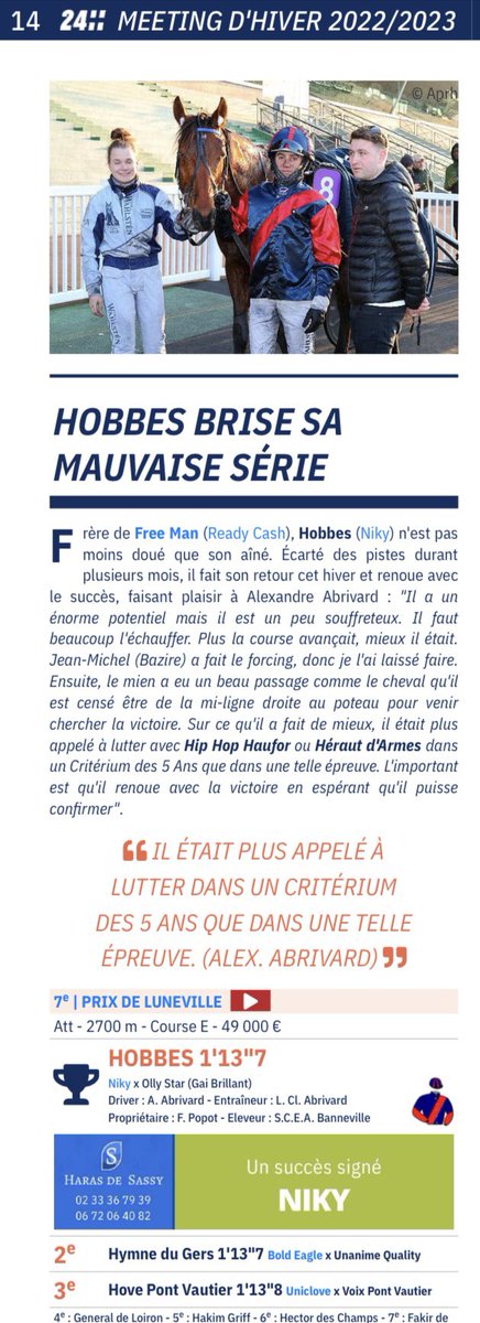 Haras De Sassy tweet media