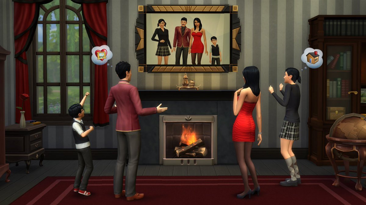 SimMattically's tweet photo. Family Portrait from 2018, which comes as a reward for installing and registering The Sims Mobile, can also be unlocked as custom content without meeting these requirements. 

Download the link below ⬇️ https://t.co/a5lkHi41mu