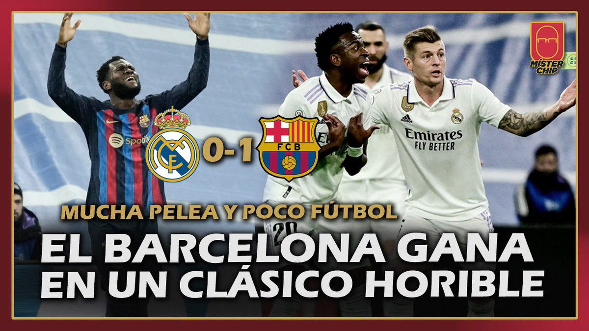 El anti-clásico: cada uno jugó a lo que siempre ha criticado de su rival. Mi análisis del partido y los datos más destacados.

youtu.be/mljWY1Fd-bY