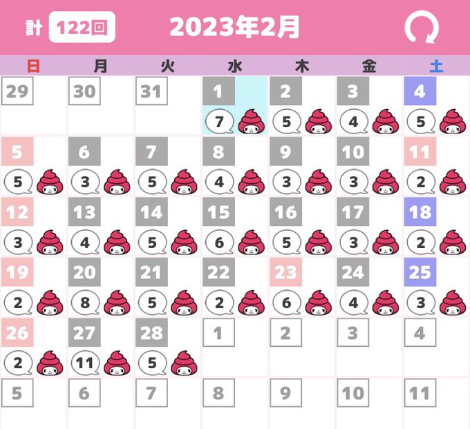 2月も元気に122回オナニー🍄💦💦💦  2/27は11回も抜いてしまった  まさかアラフォーになって10代頃よりオナ猿になるとは思わなんだ😘   #月間オナニー報告 https://t.co/hvP0<a href="/tag/%E6%9C%88%E9%96%93%E3%82%AA%E3%83%8A%E3%83%8B%E3%83%BC%E5%A0%B1%E5%91%8A"class="tags"><span>#月間オナニー報告</span></a>