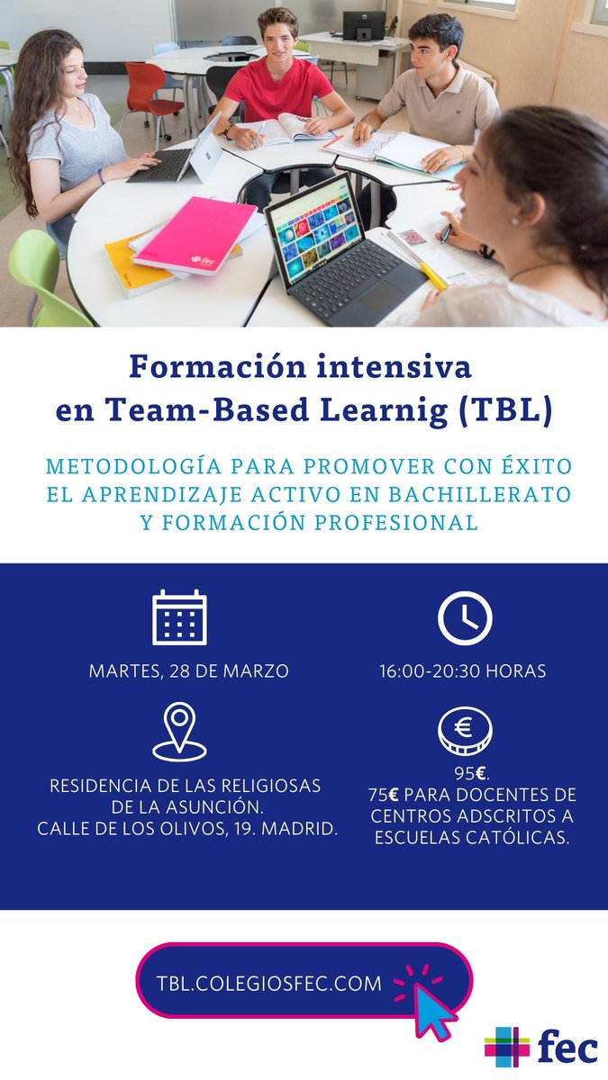 Si estas interesado aquí te dejamos esta información ℹ️ (tbl.colegiosfec.com/formacion-tbl-…).
¡Te esperamos! (4/4)