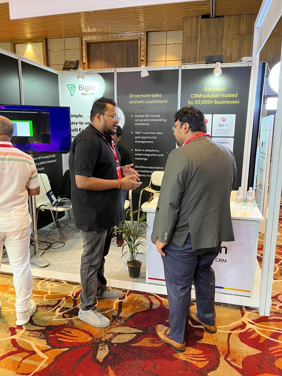 Bigin's tweet photo. Bigin at @BNI_official_pg , Gurgaon's biggest business event! 🎉

We had the opportunity to connect and network with influential business owners, entrepreneurs and decision makers. 🙌

@yatheeshraj , Product Marketing Manager, Bigin also addressed why small businesses need a CRM! https://t.co/BhPQTUzX8D