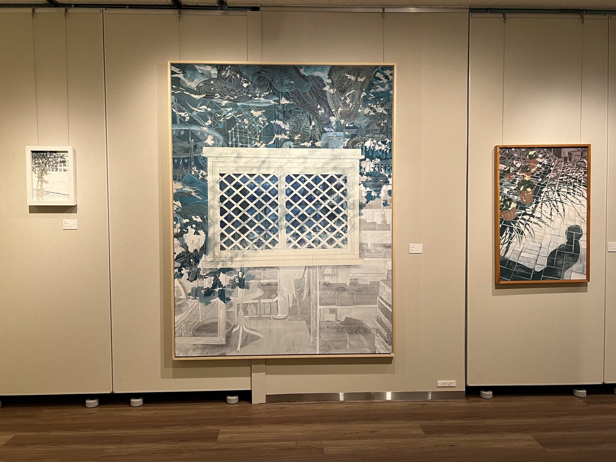 eko_lunai4's tweet photo. ITOGUCHI
UNPEL GALLERY
武蔵野美術大学日本画学科卒業生グループ展を見てきました。
#アルト・クサカベ #小俣花名 #後藤まどか #蜂須瑚々 #村上のどか
小俣花名さんの生活感あふれる家族の風景が心地良い。
#ITOGUCHI https://t.co/irQ1611Zvb