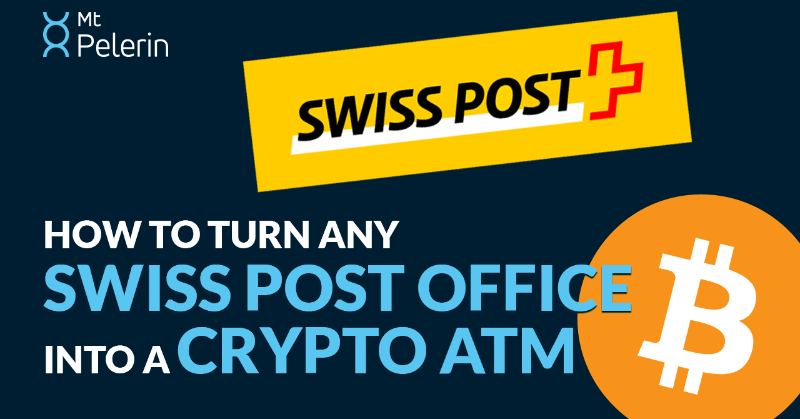 mtpelerin's tweet photo. Forget crypto ATMs and their insane fees, buy #Bitcoin, Lightning sats ⚡️ and 30 other coins in cash at any Swiss post office!  🇨🇭📯

💲 Fees from 0% to 1.3%
💰 Buy up to CHF1,000
🔎 No hidden spread
🕵️‍♀️ Anonymous