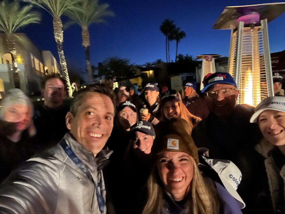 Bleachers are packed for @TODAYshow live from @CologuardGolf at 8:33 this morning with @DylanDreyerNBC for Dress in Blue Day!
Let’s goooo!! #CologuardClassic