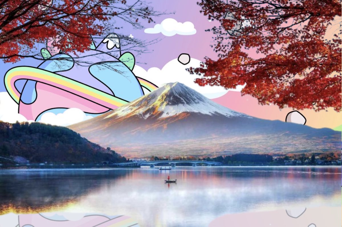 Gmgm <a href="/doodles/">doodles</a> 

🗻 meets 🌈 • ᴗ •