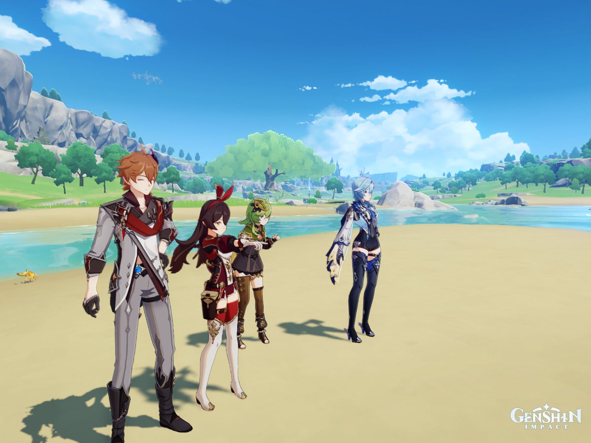 infinity_07_'s tweet photo. Childe with his gf’s girlies ^^

#chilamber https://t.co/peVnKOHQr3