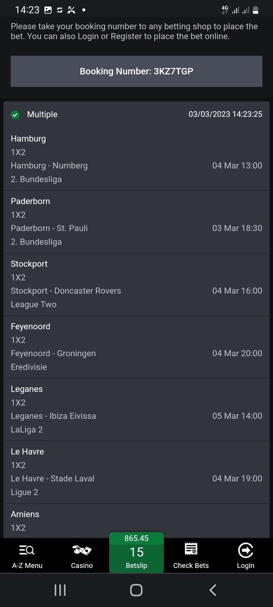 Bet9ja 15 straight wins 3KZ7TGP Edit as you see necessary and post. 💪