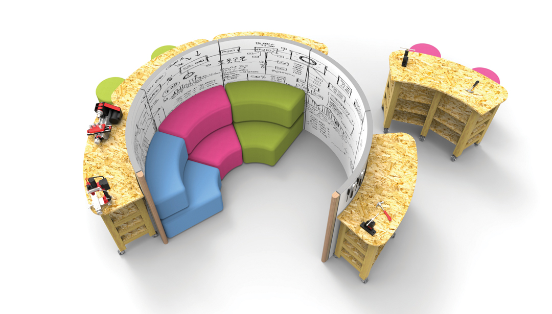 Making, breaking, trying things out, Explore Zones are for problem-solving, modelling, building prototypes, testing ideas and trying out new things.  Find out more. bit.ly/3K6QtoC 

#6KeyLearningZones #EffectiveLearningSpaces #DT