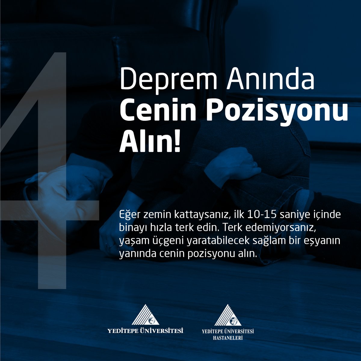 YeditepeUni's tweet photo. Ülkemizde deprem bilincinin oluşturulması ve depremlere karşı hazırlıklı olunması için,1-7 Mart tarihleri “Deprem Haftası” olarak anılmaktadır. AKUT Kurucu Bşk. ve Dr. Öğr. Üyesi M.Ferudun Çelikmen, depremde hayatta kalmak için 8 öneri sıraladı. 

#yeditepeüniversitesi #deprem https://t.co/lw3Avg4lmL