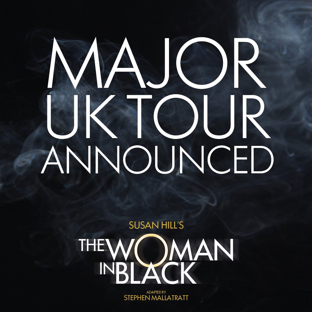 We are THRILLED to announce that the haunting of The Woman in Black will live on 👻
 
She’s heading out on a MAJOR UK TOUR from Sept 23 - opening at @WolvesGrand 
 
With further venues to be announced – check out our website for more details 👀

bit.ly/3y9VLIQ