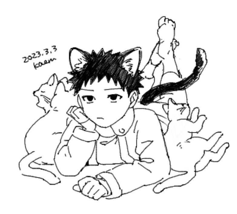 kaeru_confiture's tweet photo. えちゃお邪魔しました　🐈 https://t.co/wIet2v7p3t