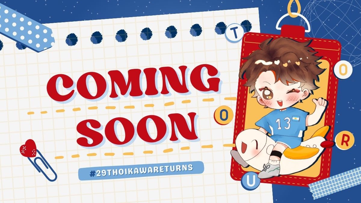 HBDOikawaTH's tweet photo. Yaho👋🏼~ It's (Home)Coming Soon!

Oikawa 29th Birthday Project
♡stay tuned for more details!

#29thOikawaReturns

—😋🍞 https://t.co/iDU3yYGDmj