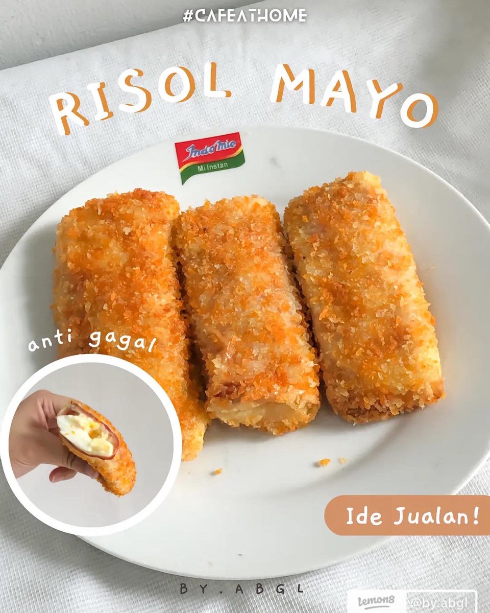 IndonesiaLemon8's tweet photo. Hayoo, udah mau puasa nih! 🤪
Pasti suka kan makan risol mayo untuk buka puasa? Eits, apa lebih baik dijual aja ya? 🫢
Mau dimakan atau dijual, buat dulu aja deh! Yuk, cek post ini ya!
#lemon8indonesia #lemon8tutorial #lemon8food #risolmayo https://t.co/pJOfXpiXdc